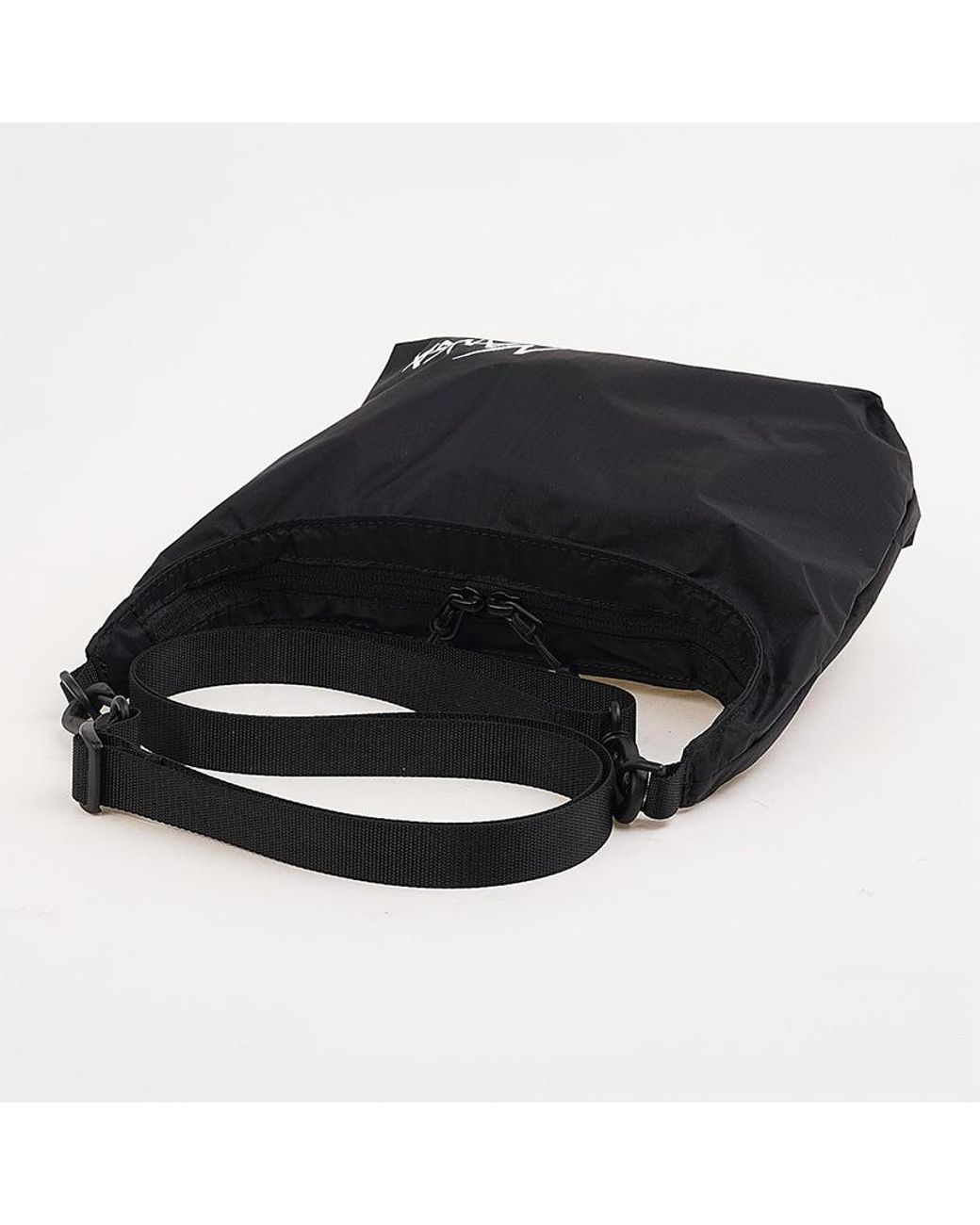 NANGA White Zippered Shoulder Bag for men