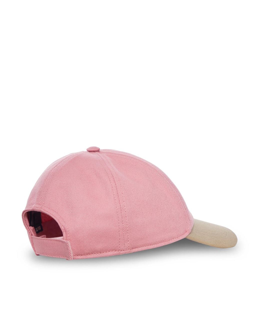 Miu Miu Pink Logo Embroidered Baseball Hat
