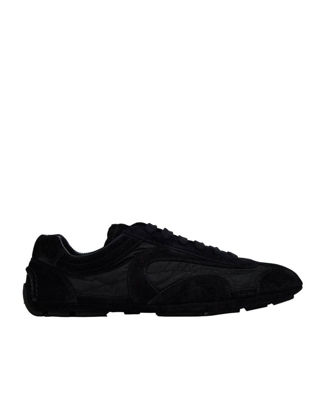Prada Black Low-Top Sports Shoes for men
