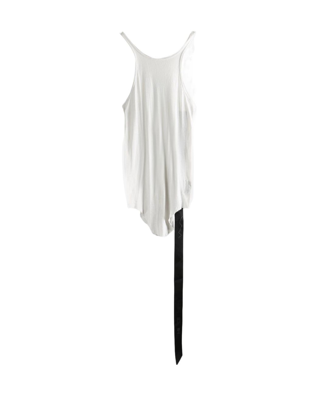 Rick Owens White Racer Back Tank Top