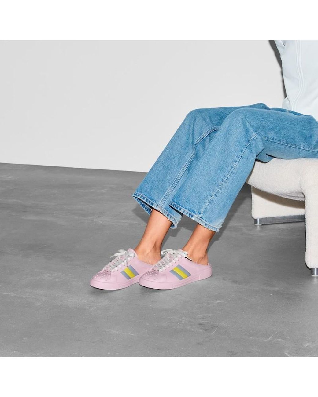Gucci Pink Ace Mules