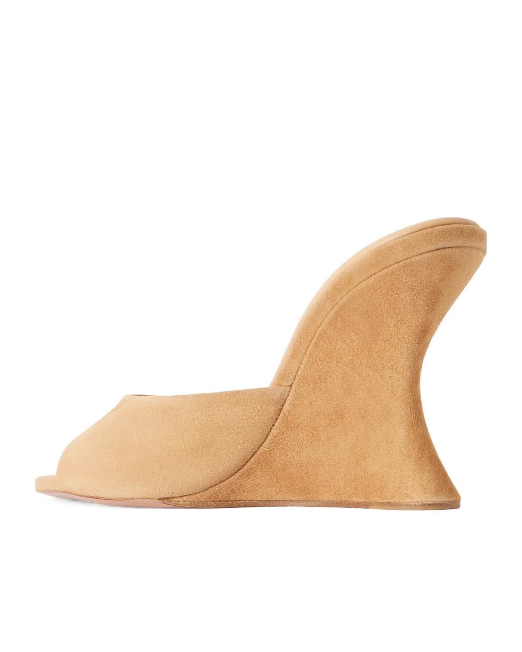 Aquazzura Natural Suede Wedge Sandals