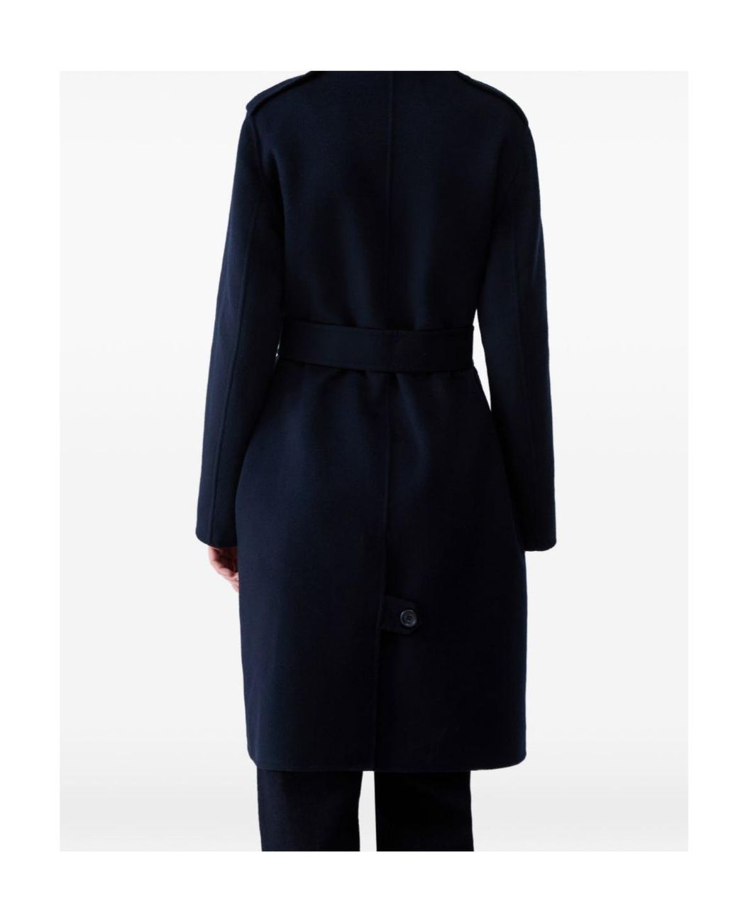 Liu Jo Blue Long Wool Coat