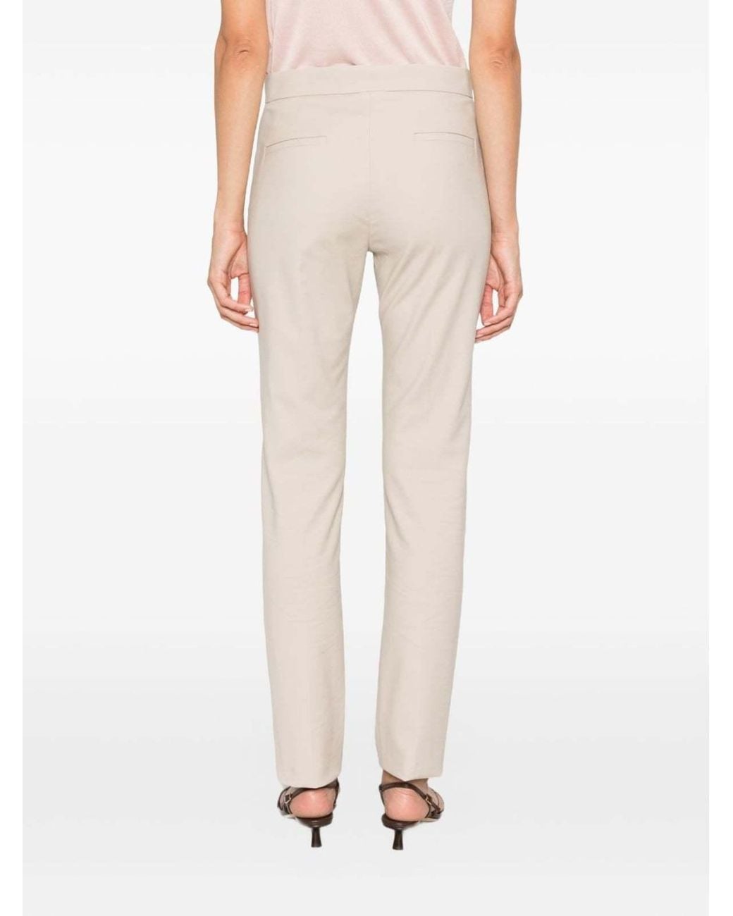 Max Mara Natural Casual Pants With Pockets