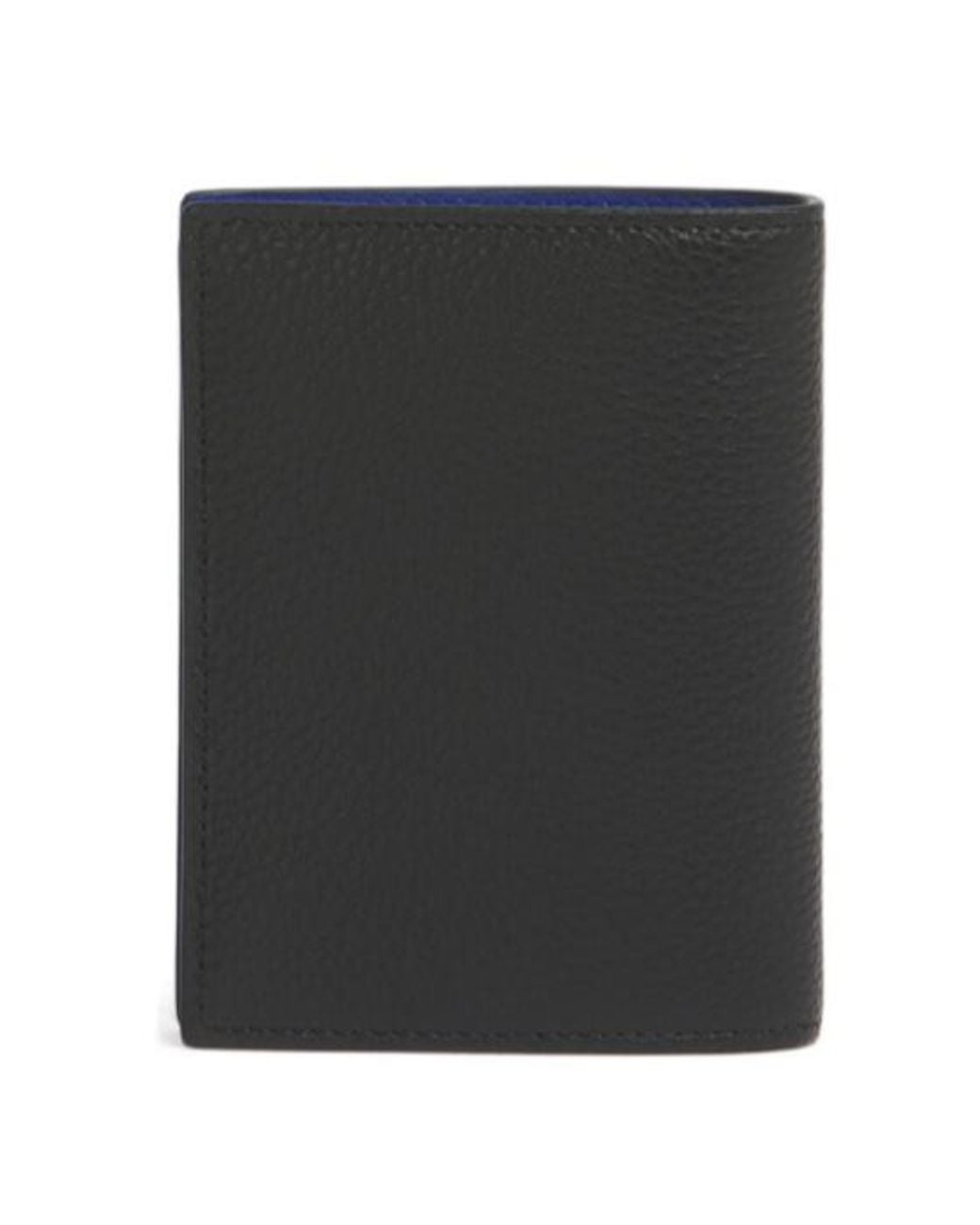 Marni Black Logo Embroidered Bi-Fold Wallet for men
