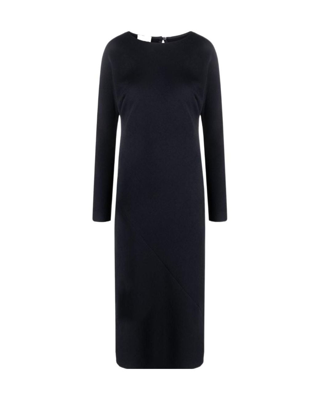 Dries Van Noten Black Long-Sleeve Dress