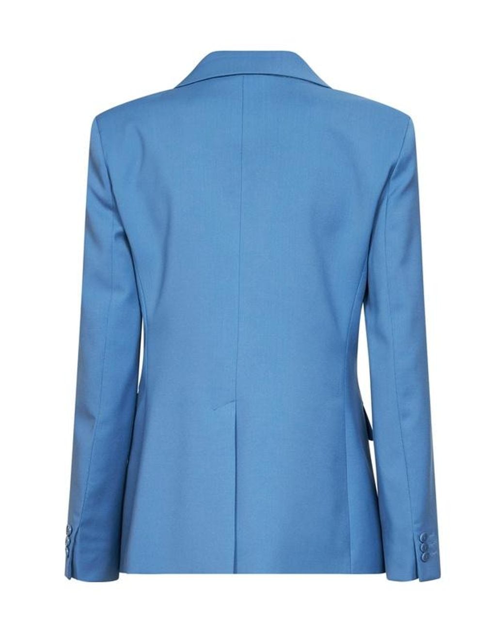 Weekend by Maxmara Blue Virgin Wool Blazer