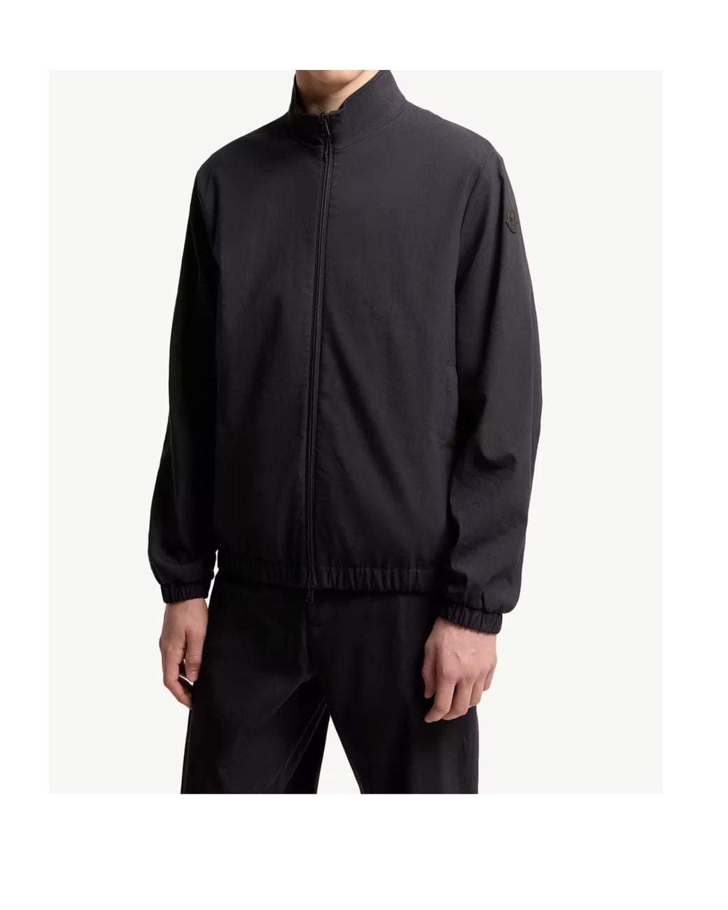 Moncler Blue Bonavent Stand-Collar Jacket for men