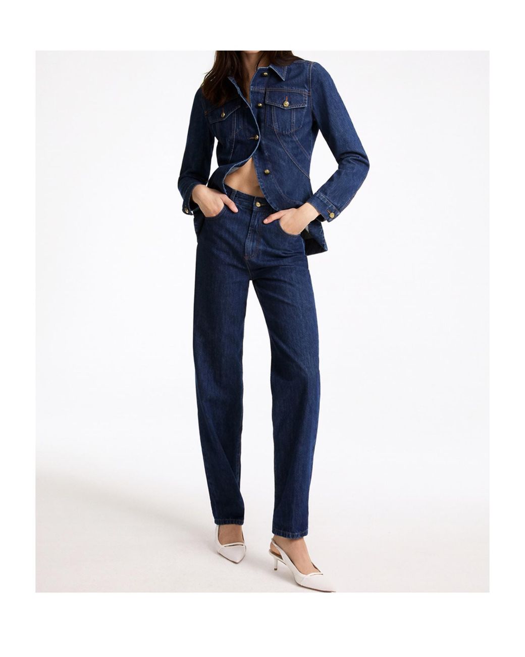 Marella Blue Five-Pocket Jeans