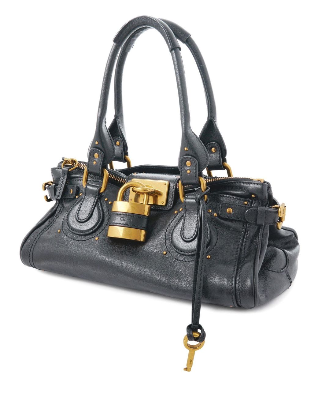 Chloé Black Paddington Handbag