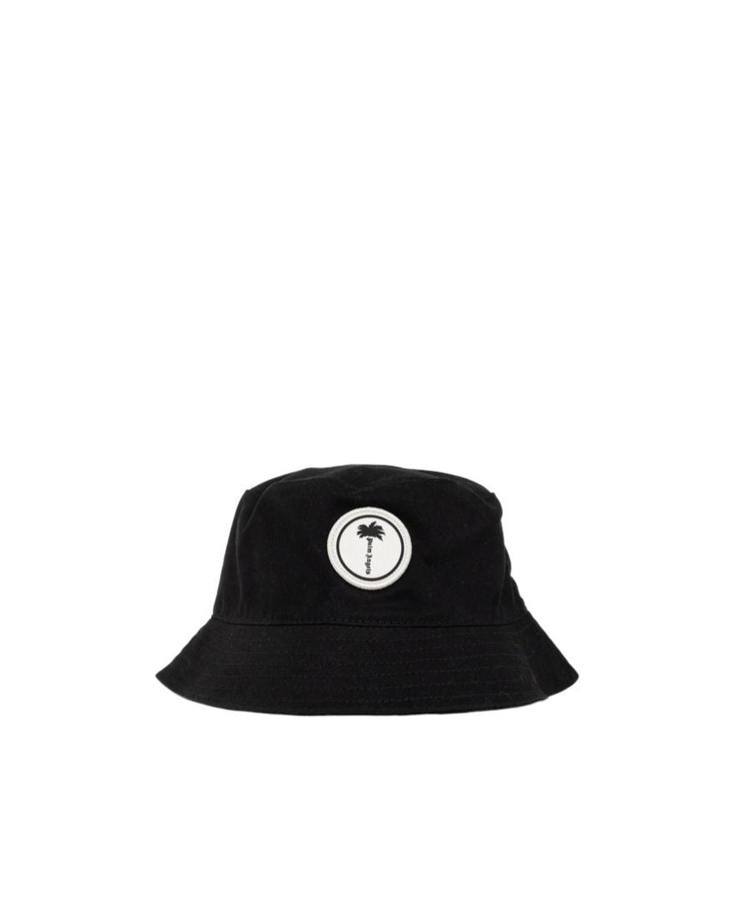 Palm Angels Black Logo Hat for men