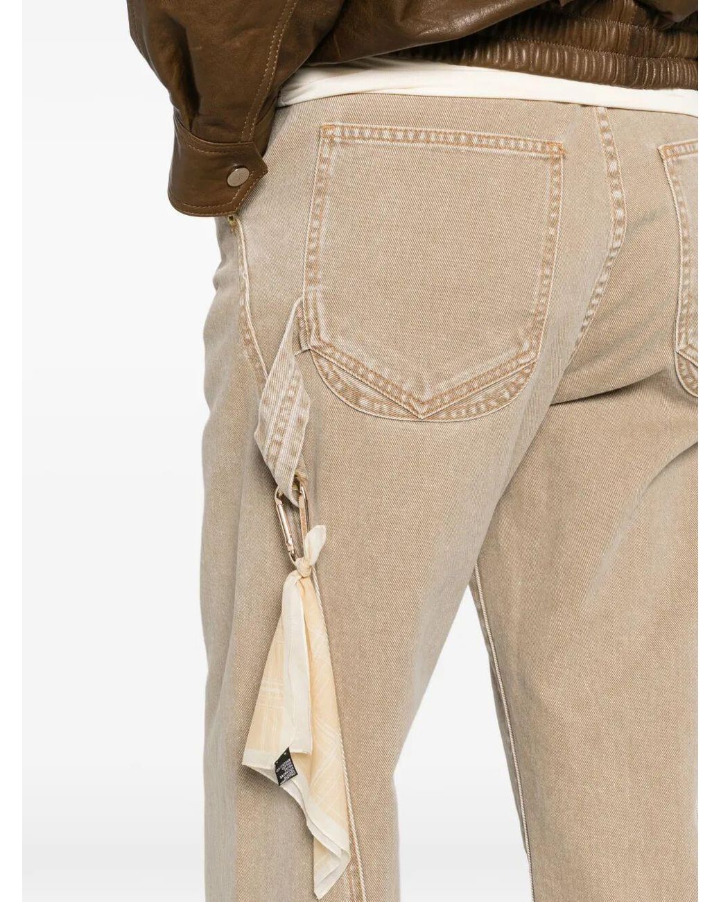 DARKPARK Natural Sienna Loose Side Split Jeans