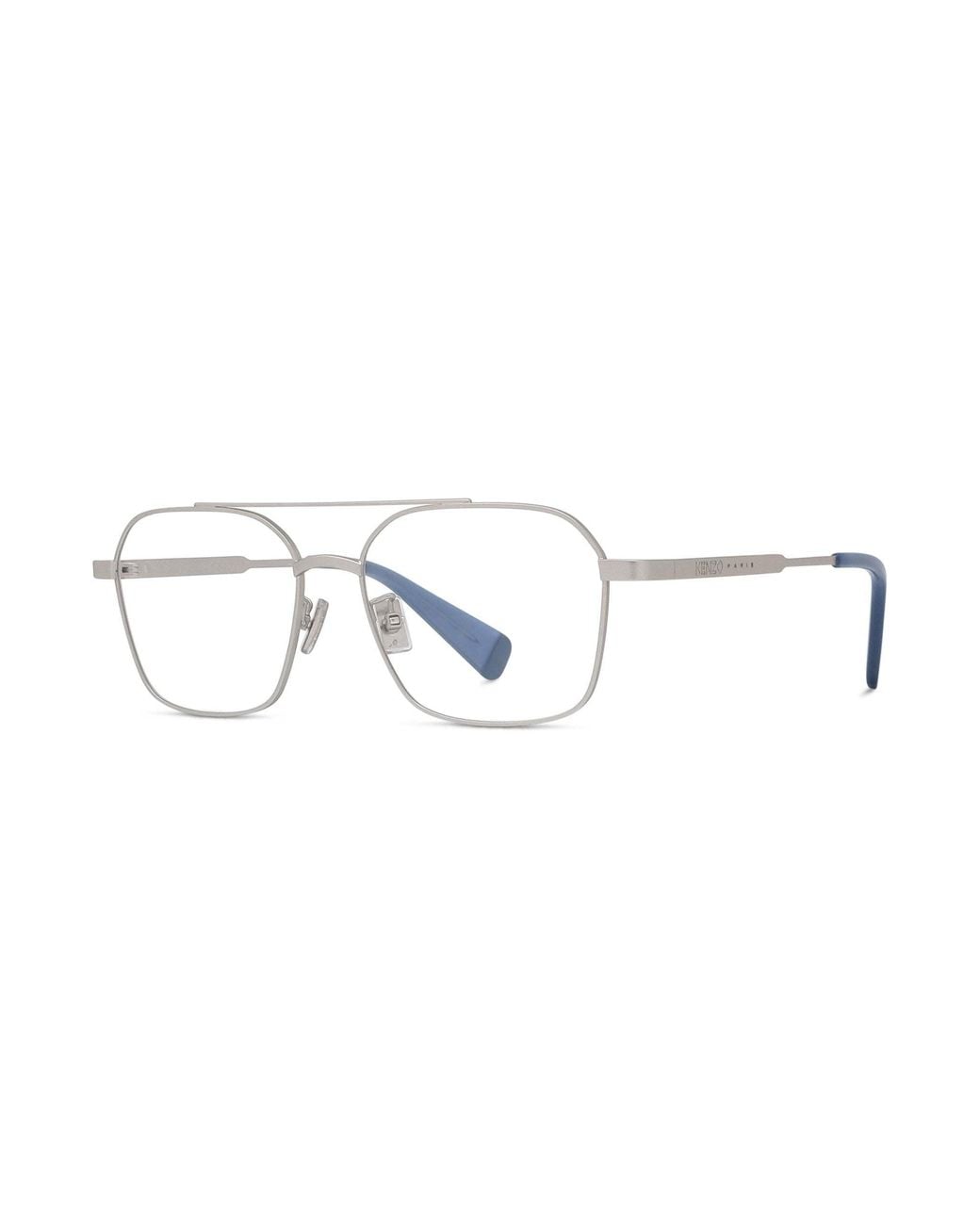 KENZO White Full-Rim Non-Prescription Glasses for men