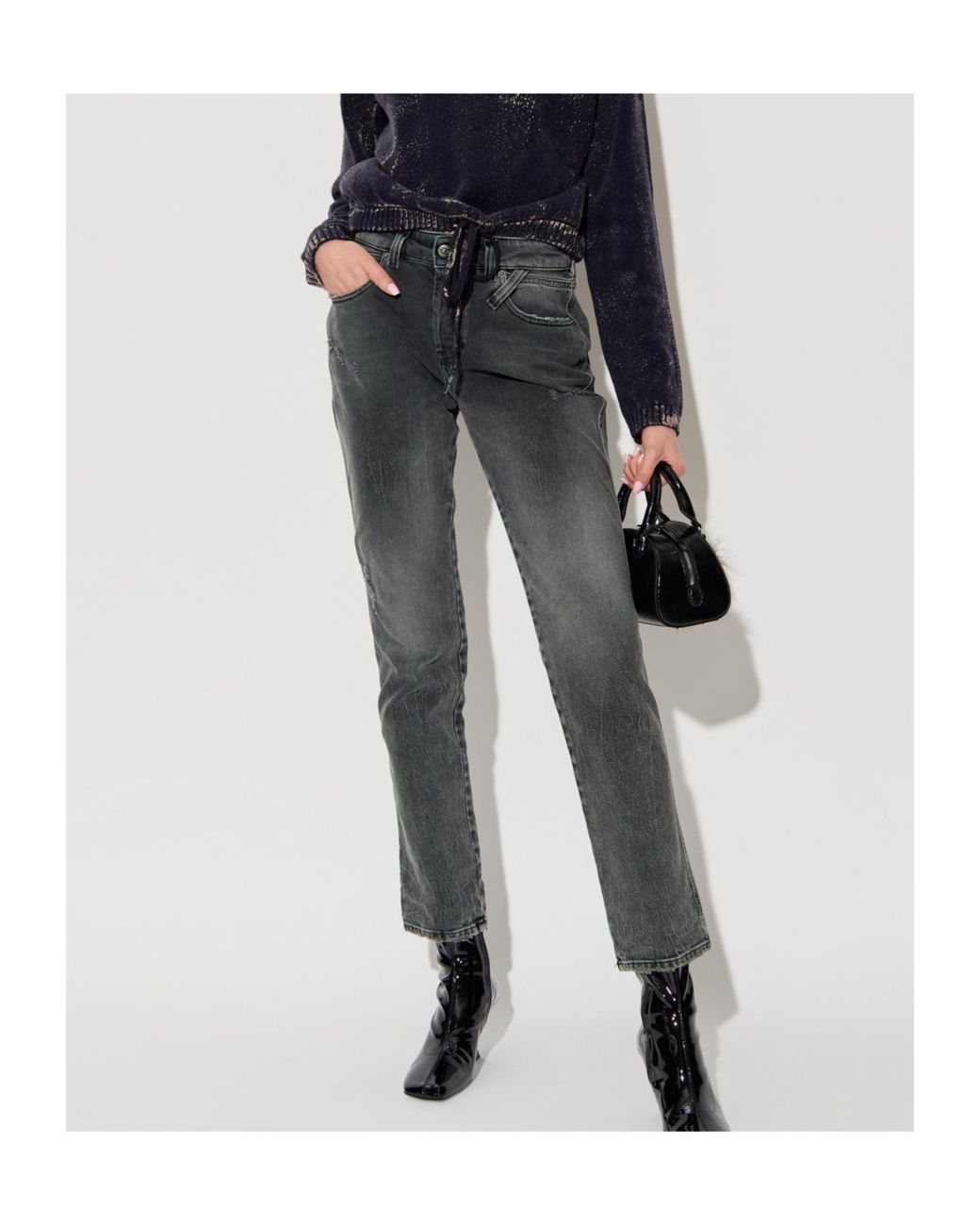 DIESEL Gray 1992-D-Jiann-Rs Slim Fit Jeans