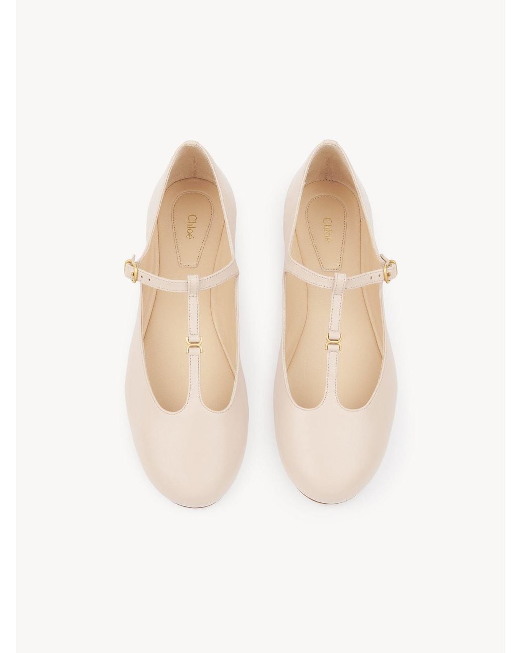 Chloé Pink Chloé Marcie Ballet Flats