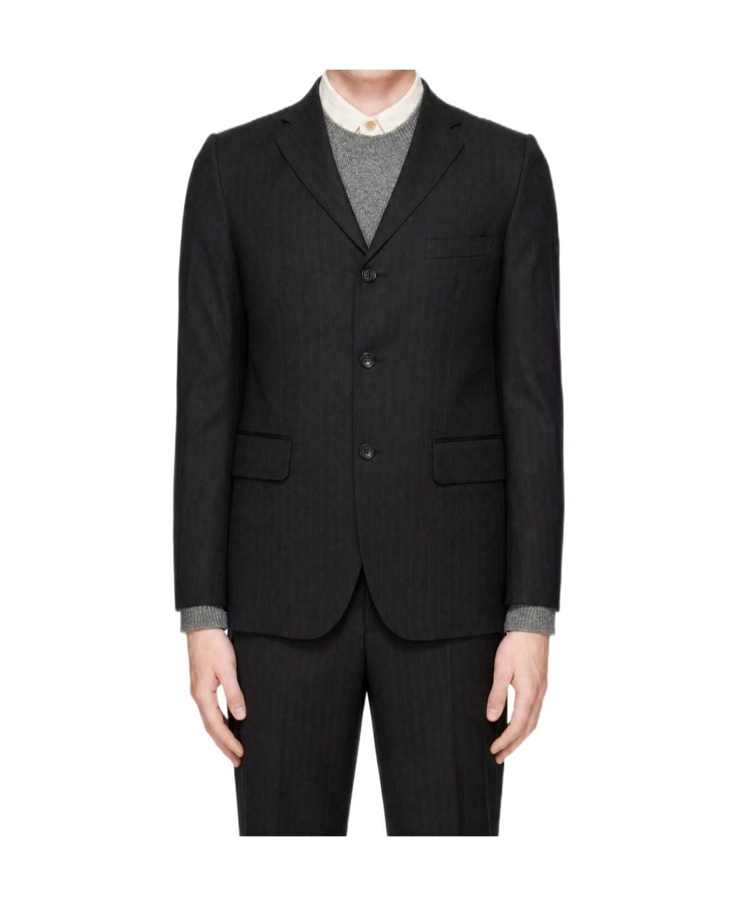 Comme des Garçons Black Long-Sleeve Jacket for men