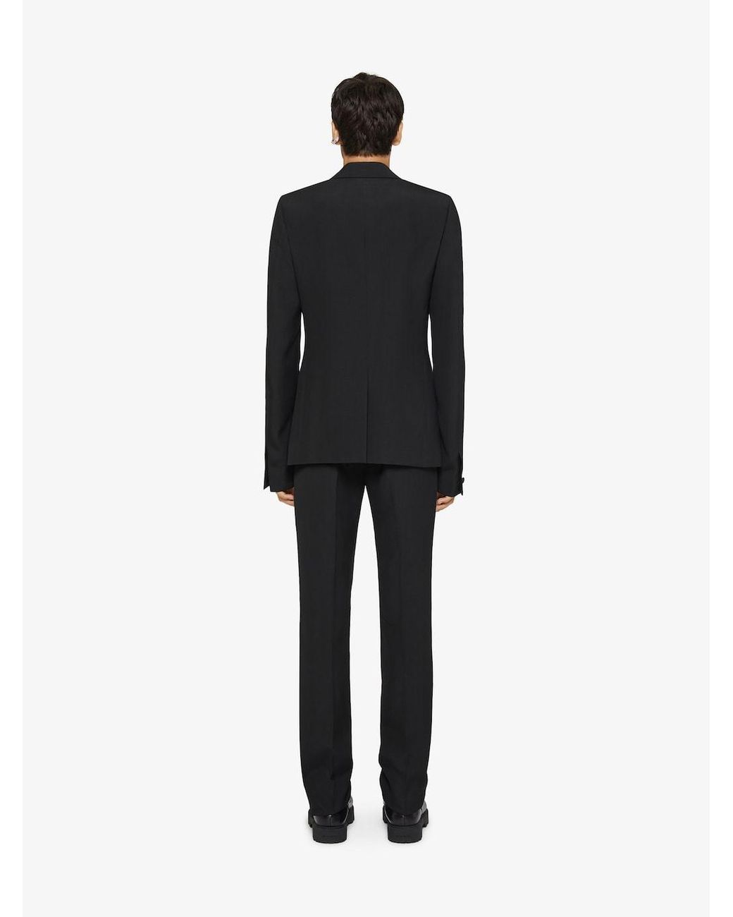 Givenchy Black Single-Breasted Slim-Fit Jacket for men
