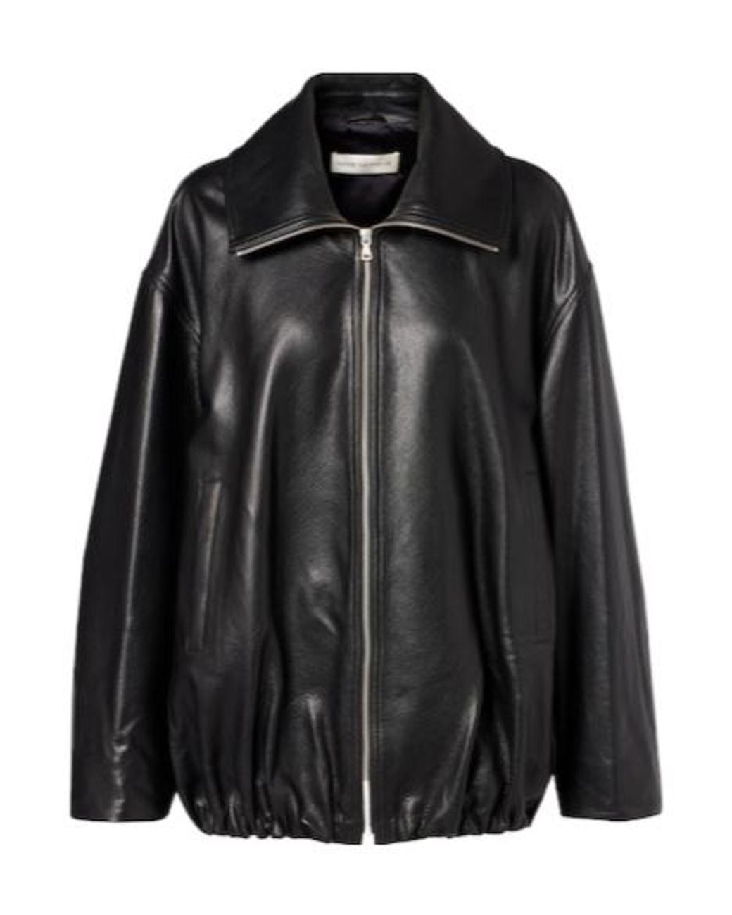 Nour Hammour Black Elisse Leather Jacket