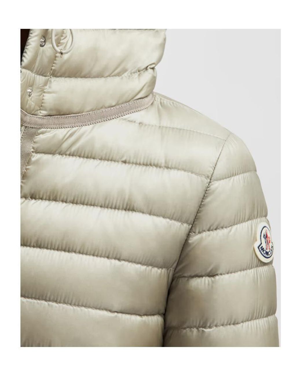 Moncler Gray Raie Short Down Jacket