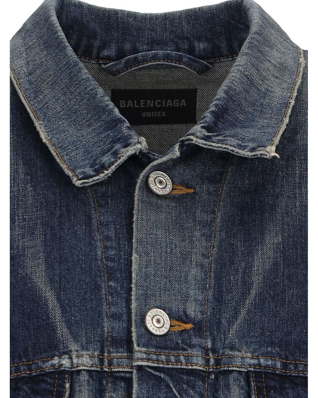 Balenciaga Blue Tape Type Oversized Jacket