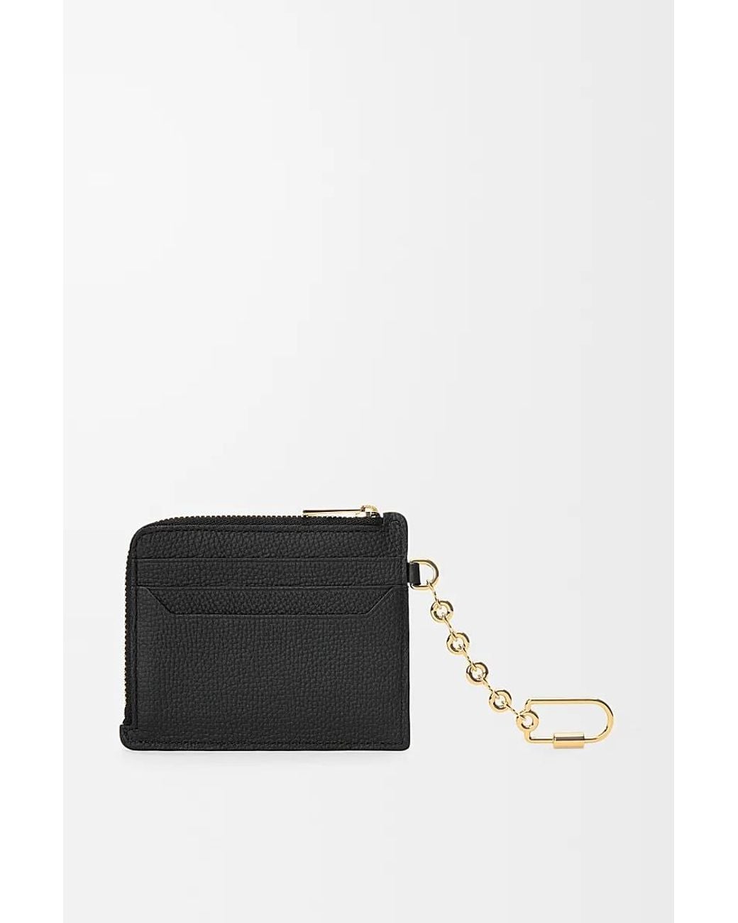 Loewe Black Anagram Square Coin Cardholder