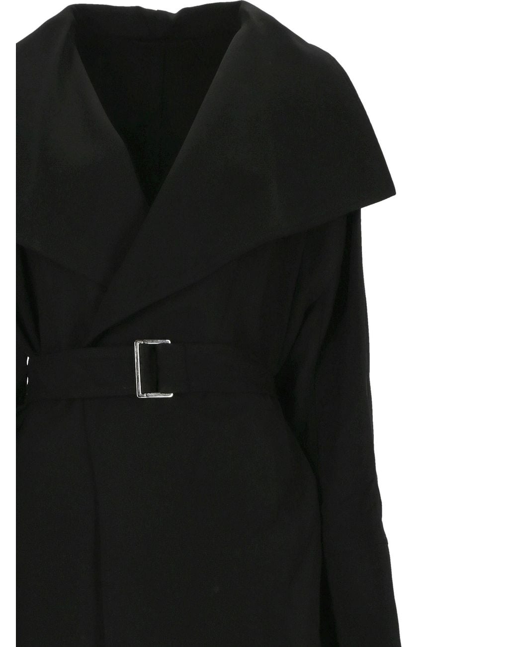 Totême Black Totême Flowing Twill Trench Coat