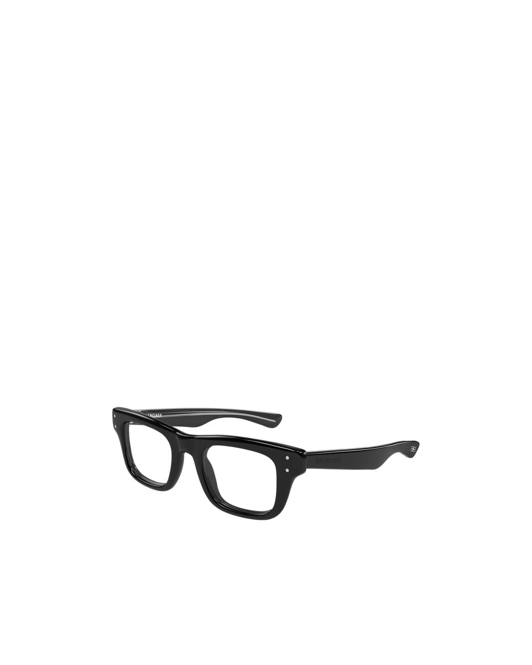 Balenciaga White Rectangle Eyeglasses for men