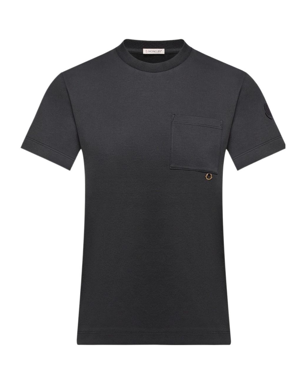Moncler Black Short-Sleeved Crewneck T-Shirt