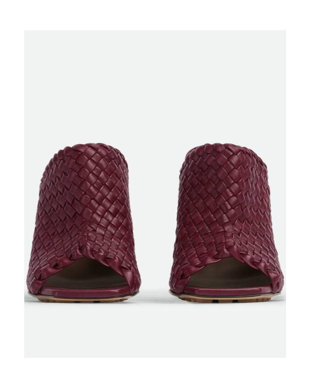 Bottega Veneta Purple Canalazzo Sandals