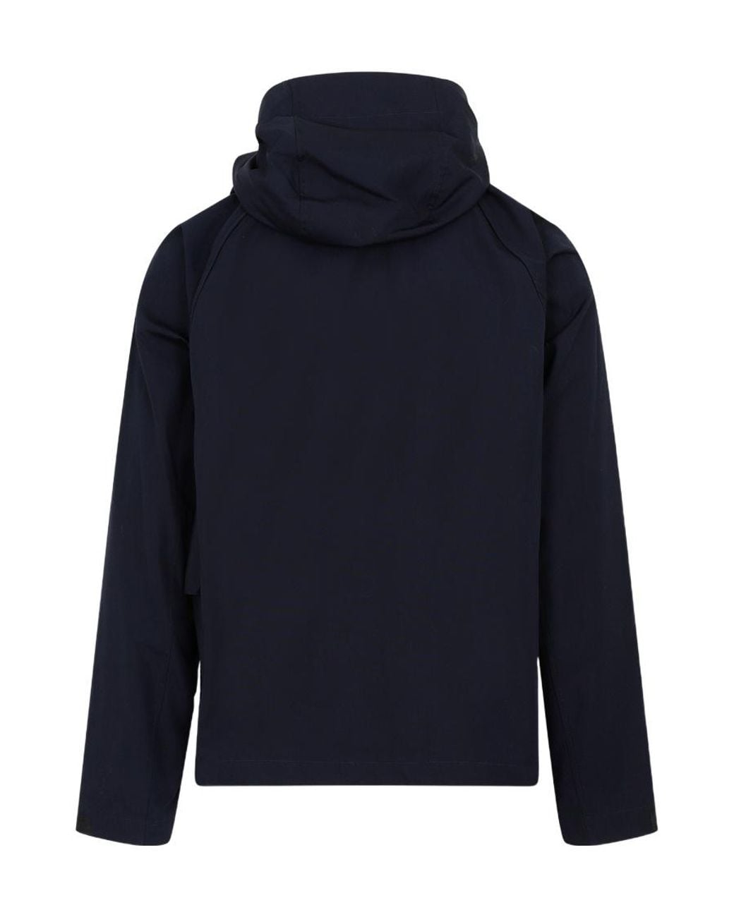C P Company Blue Long-Sleeved Zipped Hooded Jacket for men