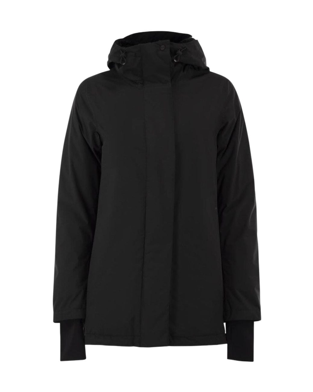 Herno Black Long-Sleeved Down Jacket