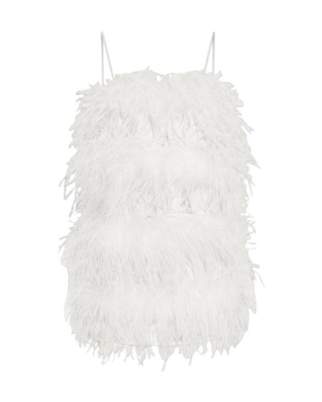 Oseree White Slip Dress