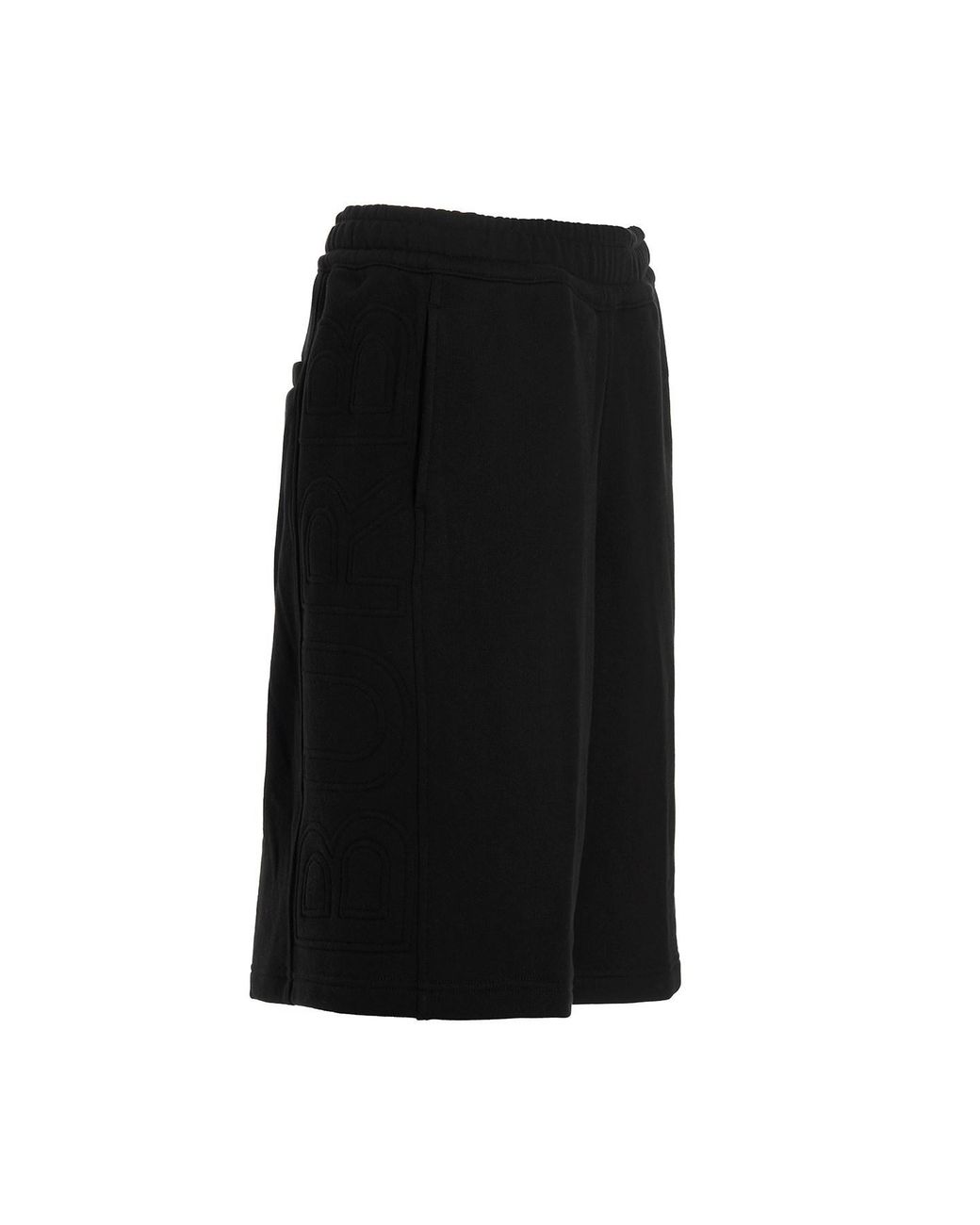 Burberry Black Elasticated Waist Track Shorts for men