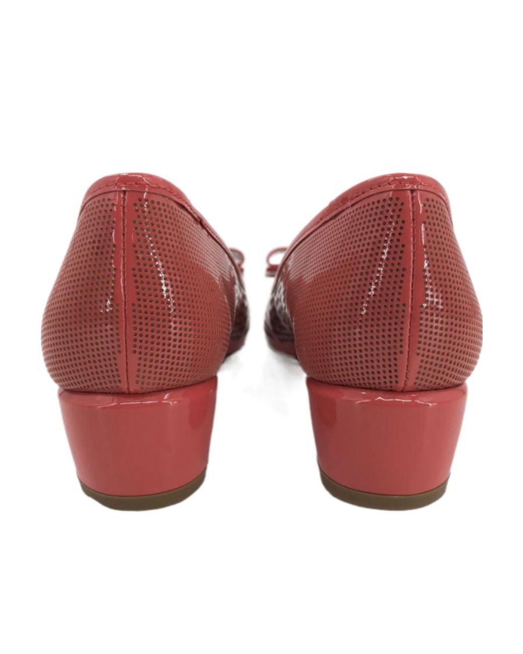 Ferragamo Red Logo High Heels