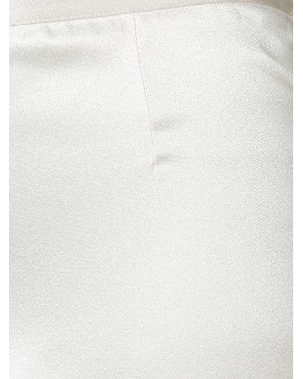 La Perla Blue Silk-Satin Night Shorts