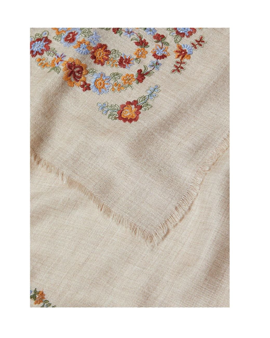 Loro Piana Natural Bahar Garden Shawl