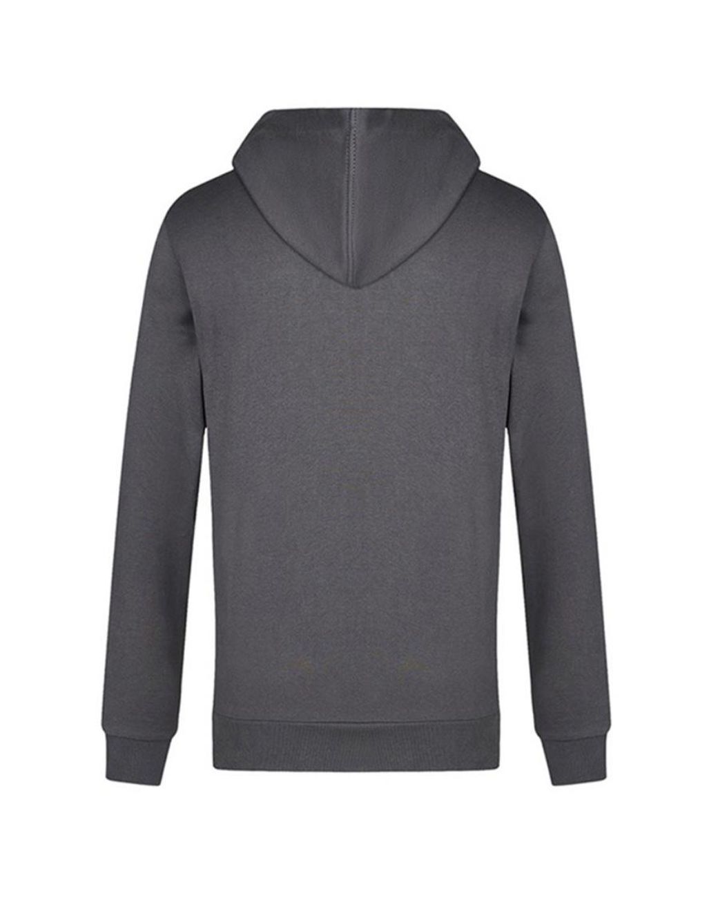Emporio Armani Gray Logo Hooded Casual Coat for men