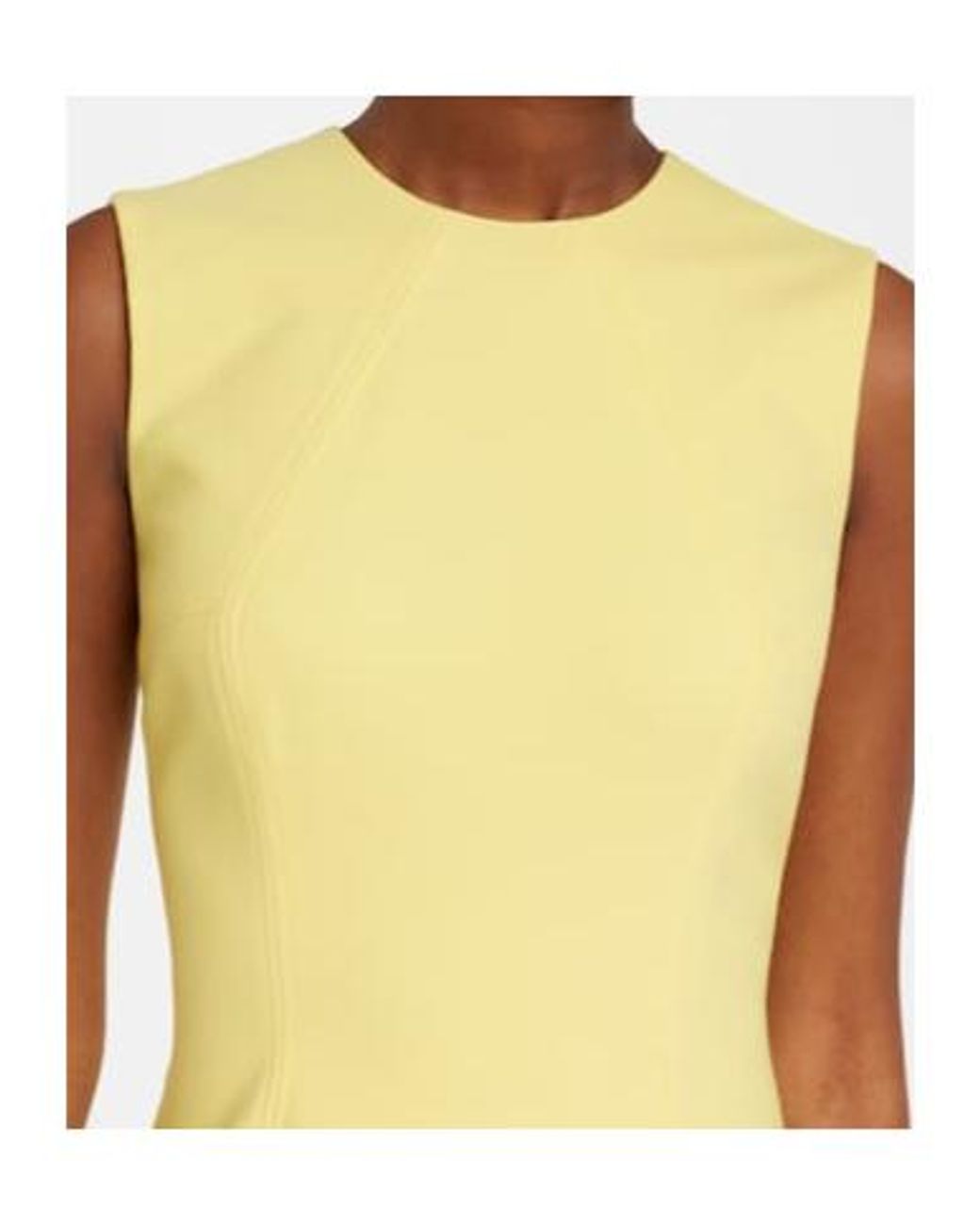 Emilia Wickstead Yellow Seema Crêpe Cocktail Dress