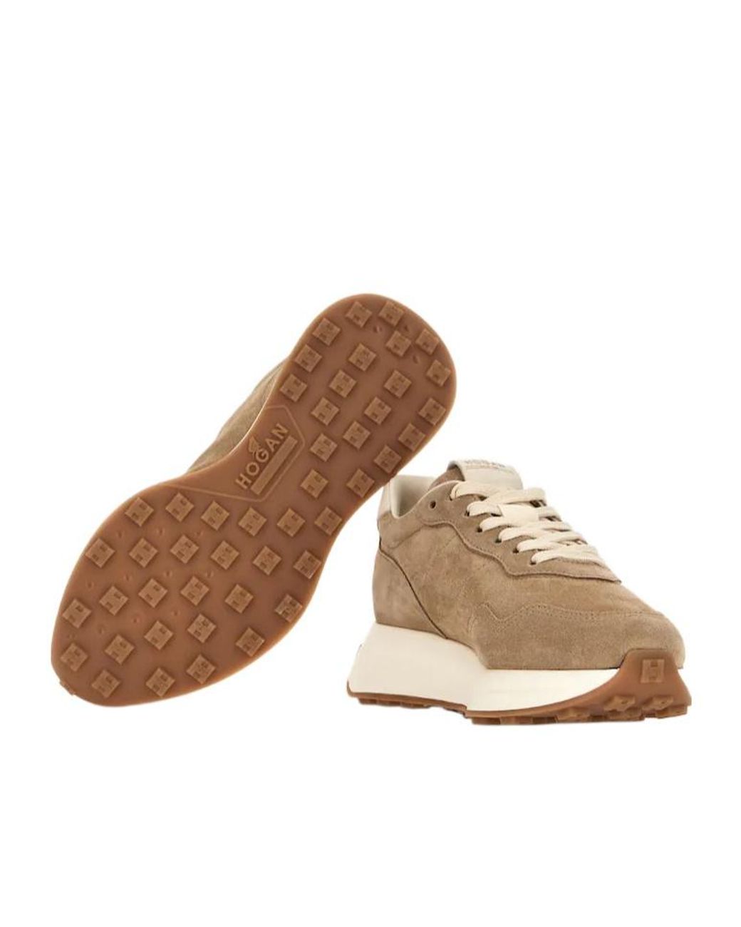 Hogan Natural H641 Lace-Up Sneakers