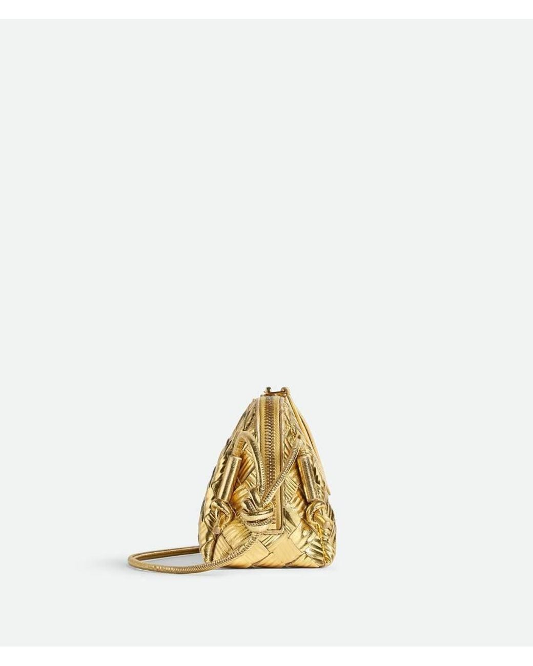 Bottega Veneta Metallic Concert Pouch