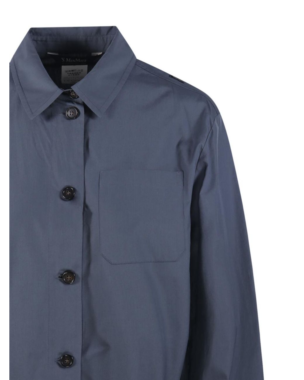 Max Mara Blue 'S Arianne Button-Up Shirt