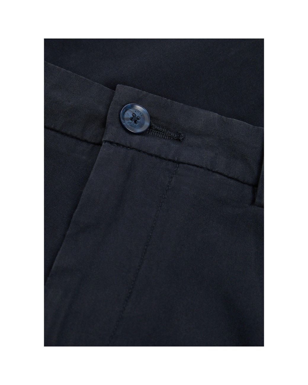 Boss Blue Kane Cotton Chino Shorts for men