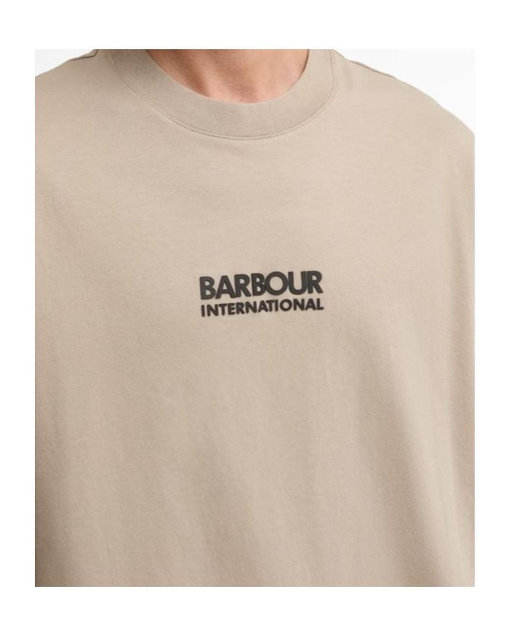 Barbour Natural Logo Short-Sleeved T-Shirt for men