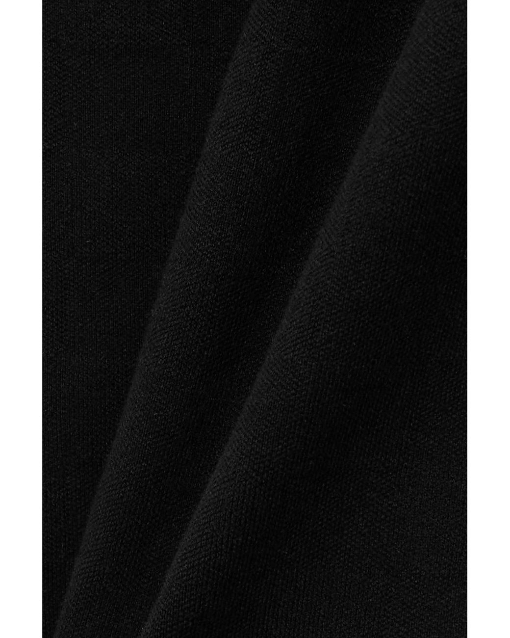High Sport Black Jules Stretch-Cotton Straight-Leg Pants