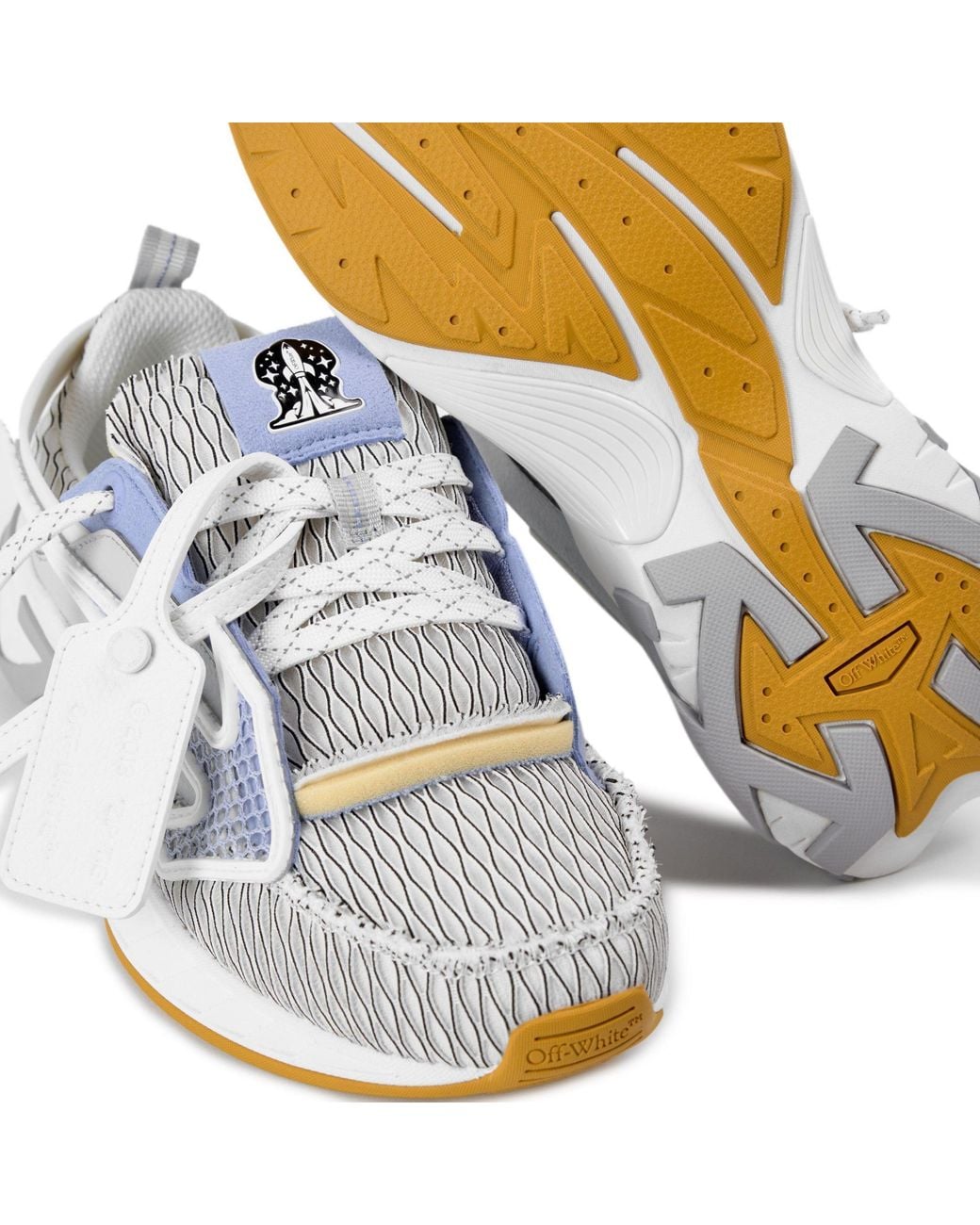 Off-White c/o Virgil Abloh White Mesh Chunky Sneakers