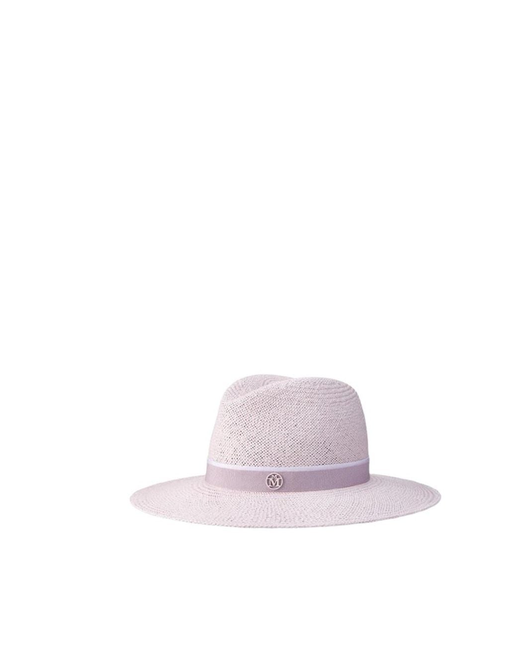 Maison Michel Pink Zango Logo Plaque Hat