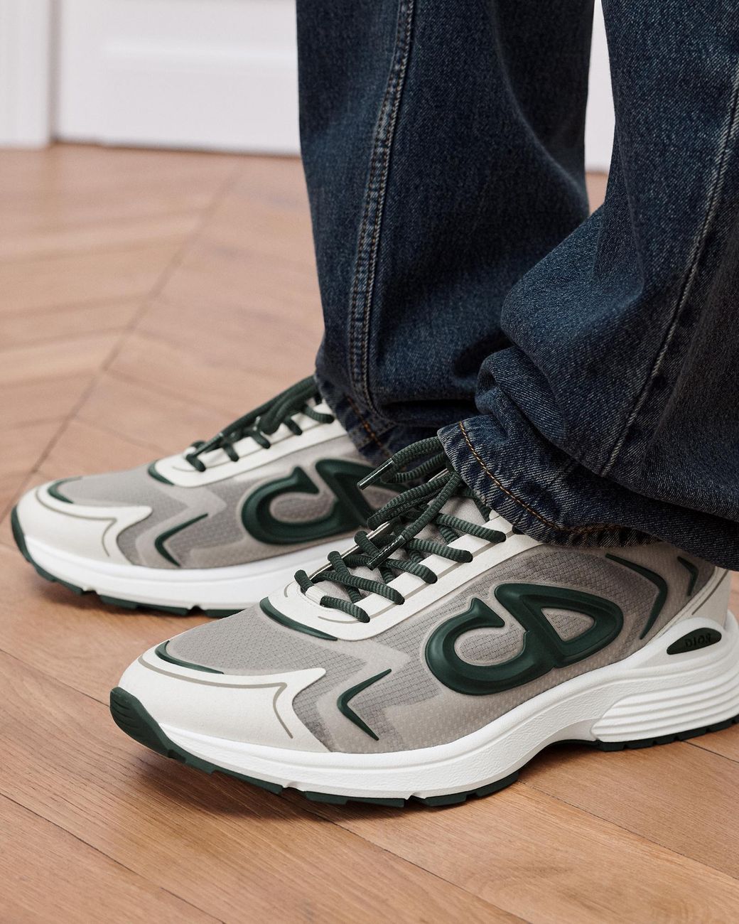 Dior White B30Countdown Tech Sneaker for men