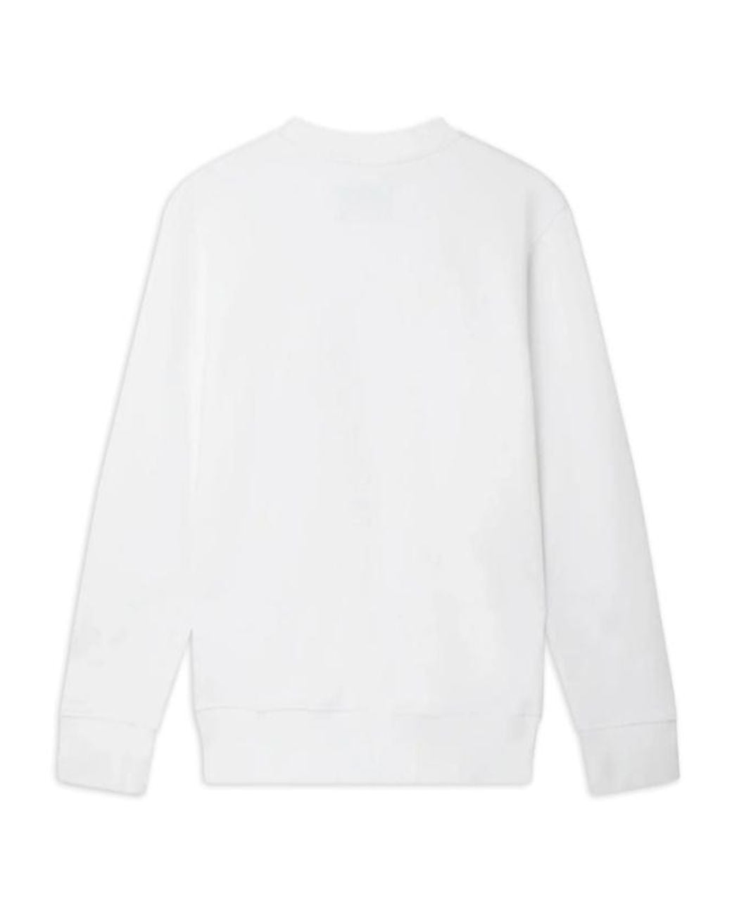 Casablanca White Shell Crew Neck Sweatshirt for men