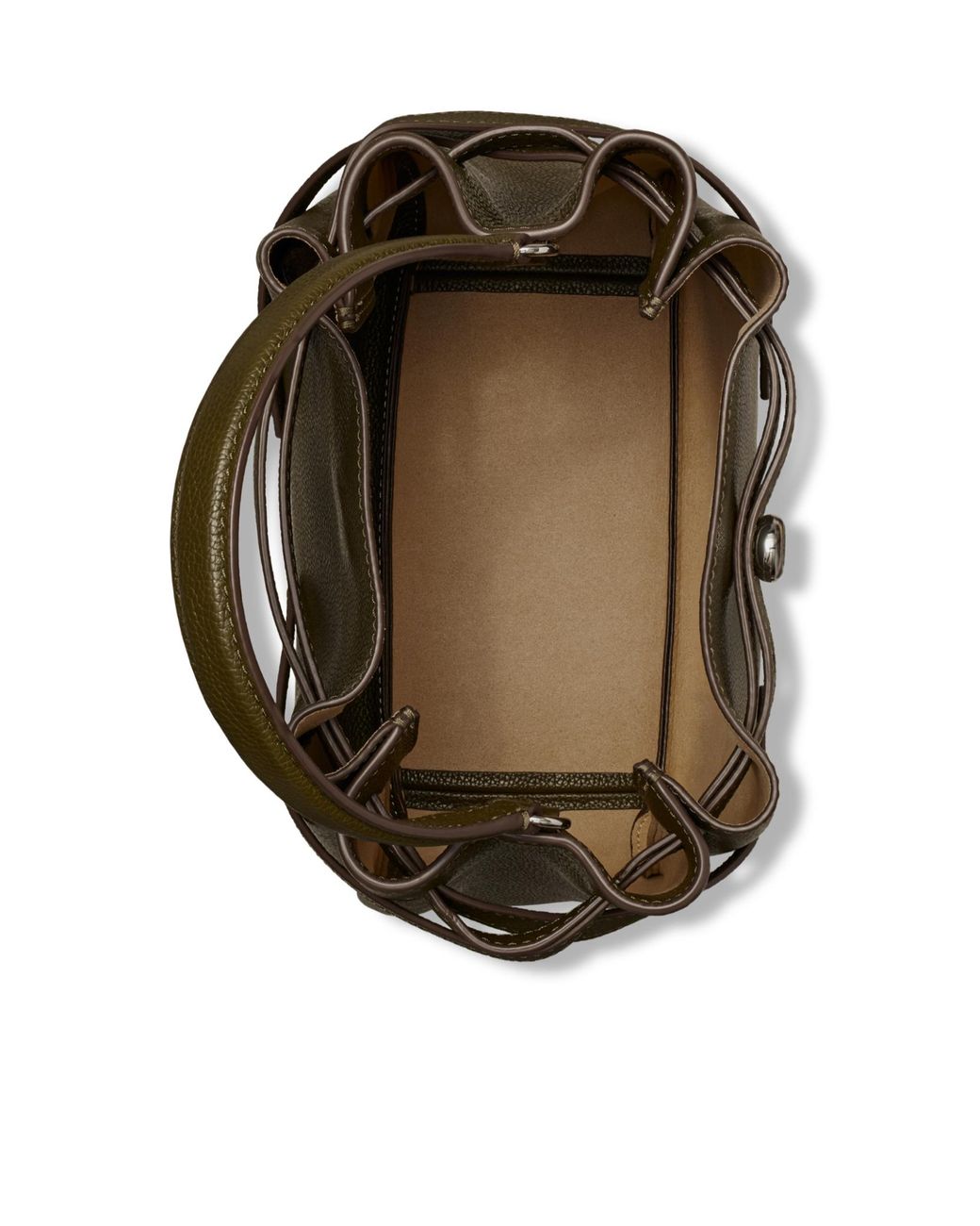 Tory Burch Green Romy Bucket Bag