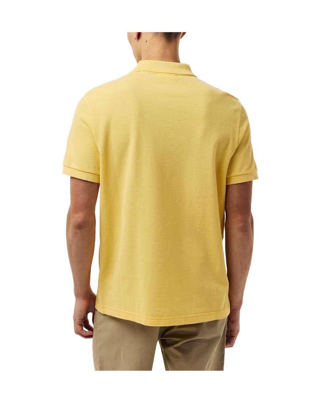 Lacoste Yellow Logo Polo Shirt for men
